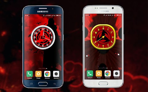 Sharingan Clock Live Wallpaper Widget 10 Adfree Apk