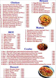 Macaw Food Junction menu 1