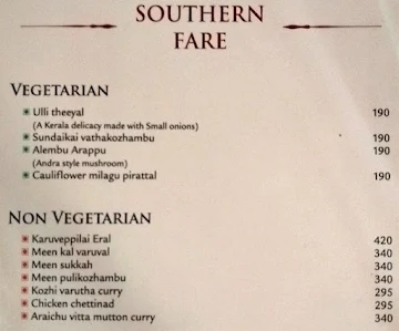 Porshae menu 