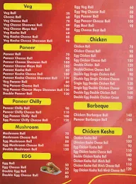 Shubham Rolls menu 4