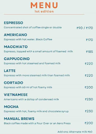 Tulum Coffee menu 2