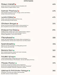 Otium Rooftop Lounge menu 1