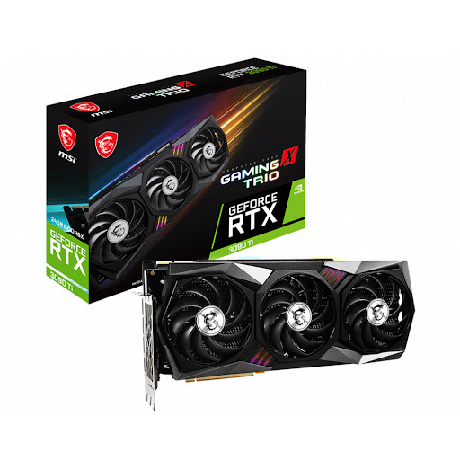 Card màn hình MSI GeForce RTX 3090 Ti GAMING X TRIO 24G 24GB GDDR6X (912-V509-008)