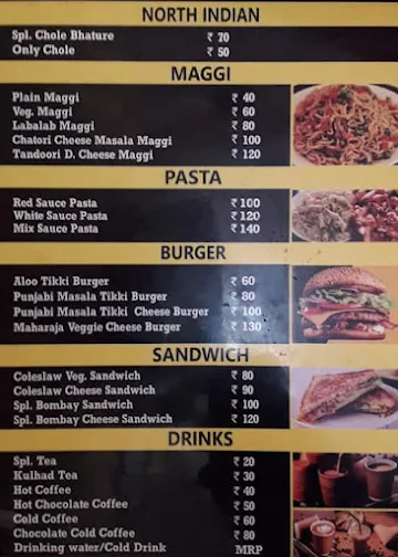 Temptingg Bhatura Cafe menu 