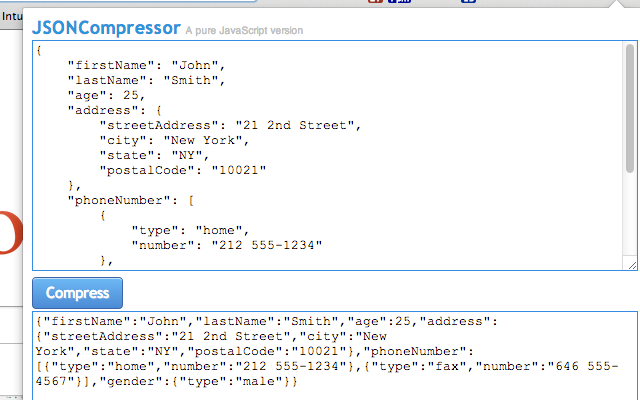 JSON Compressor Preview image 0