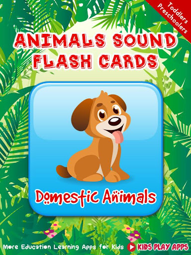 Animals Sound Flash Cards