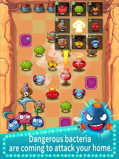 Screenshot Super Mushroom VS Bacteriën