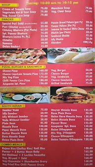 Anupama Sweets And Restaurant menu 3