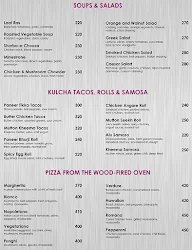 1 Lounge and Restaurant menu 4