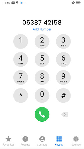 Screenshot Phone Dialer: Contacts & Calls