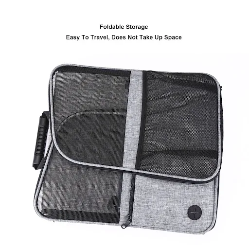 High Quality Foldable Pet Travel Bag Expendable Big Space Cat Carrier Backpack Breathable Dog Carrying Bag Reflective Pe