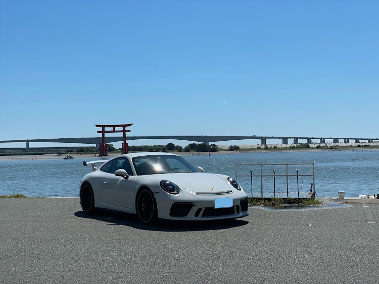 911 クーペの弁天島海浜公園・991.2GT3・ストーンガード交換・プチドライブ・911の日に関するカスタム事例の投稿画像1枚目