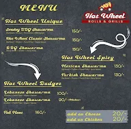 Hot Wheel menu 1