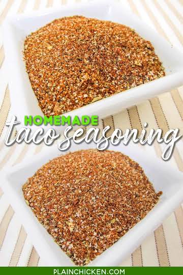 Homemade Taco Seasoning - Plain Chicken