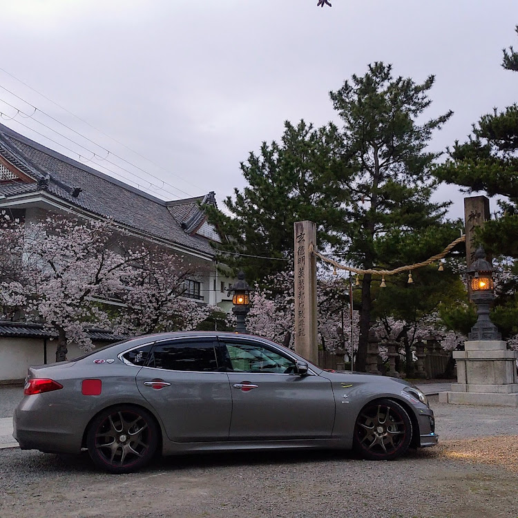 フーガの大阪府藤井寺市道明寺地区・道明寺天満宮・駐車場・注連柱・藤澤南岳(なんがく)通天閣を命名した人に関するカスタム事例の投稿画像4枚目