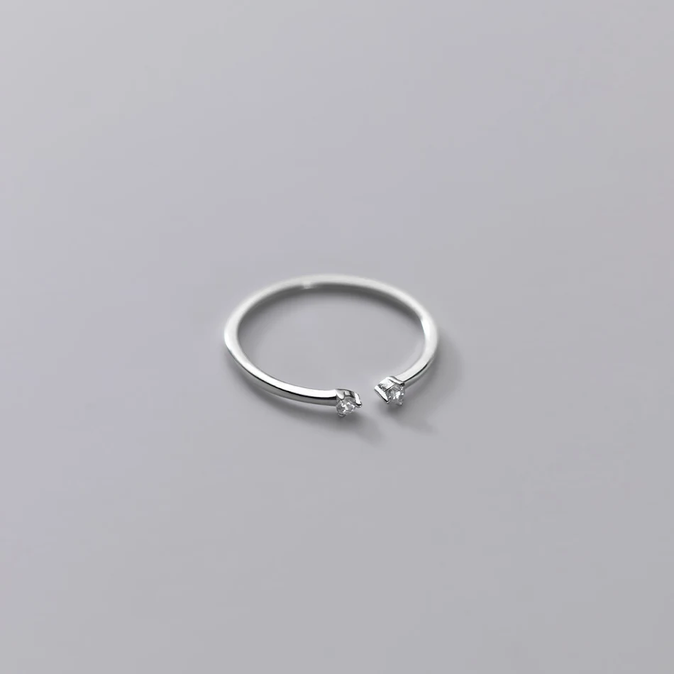 Bague en argent sterling 925 sertie de diamants – Un bijou étincelant pour femmes, parfait comme cadeau pour exprimer votre amour.