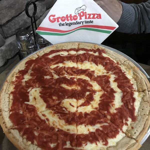 Gluten-Free Pizza at Grotto Pizza