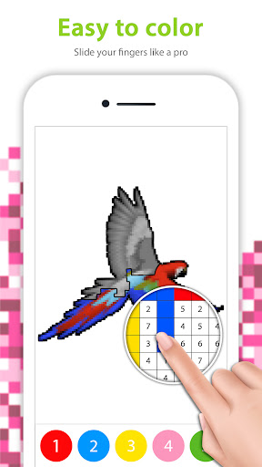 Screenshot Pixel Art: Color by Number