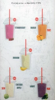 Captain Smoothie menu 1