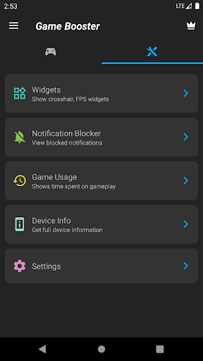 Screenshot Game Booster: Manage, Launcher