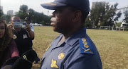 KwaZulu-Natal police commissioner Nhlanhla Mkhwanazi addresses the media on Monday