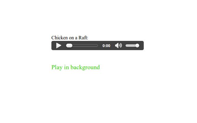 Chicken on a Raft chrome extension