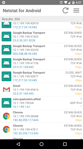 Netstat for Android