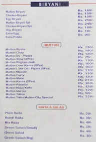 New City Restaurant menu 1