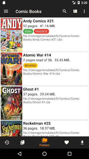 Screenshot CDisplayEx Comic Reader Lite