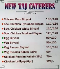 New Taj Caterers menu 1