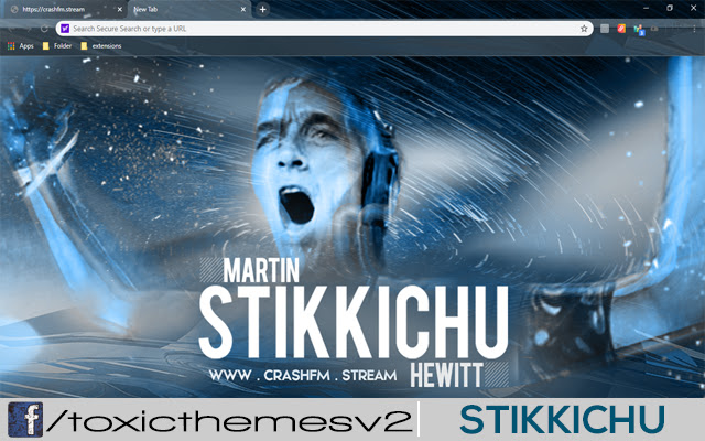 Martin Stikkichu Hewitt - CrashFM Radio chrome extension