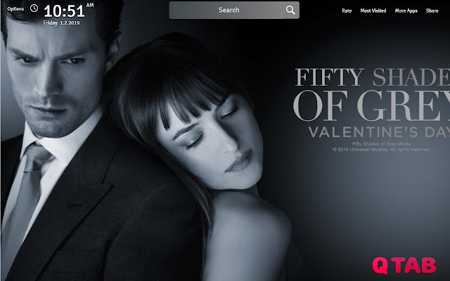 Fifty Shades of Grey Wallpapers New Tab