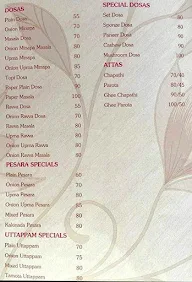 Chutnees menu 1