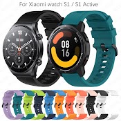 Dây Silicone Thay Thế Cho Đồng Hồ Thông Minh Xiaomi Mi Watch S1 Active/ Mi Watch 2