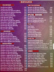 Mayuri Biryani House menu 1