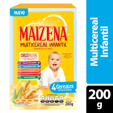 Colada Maizena 4 Cereales Multicereal x 200 gr  