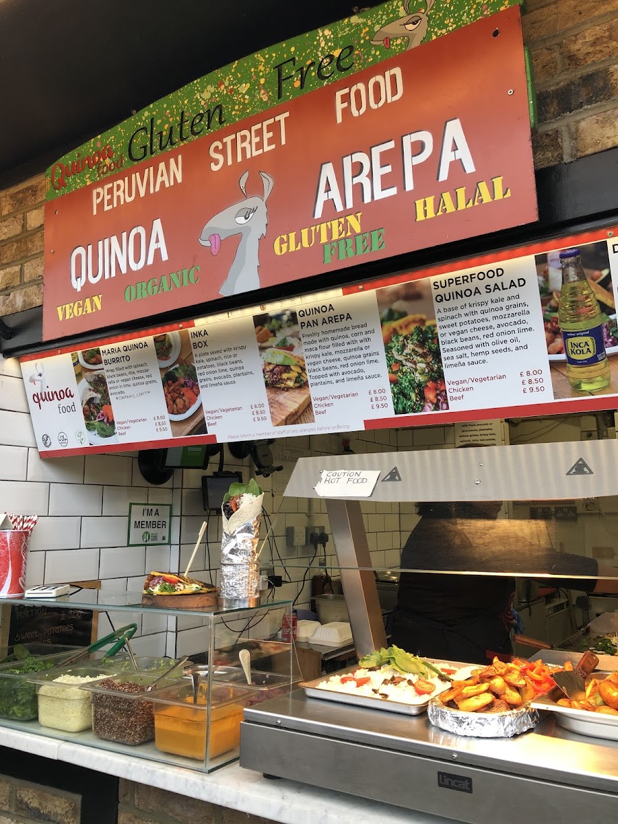 Gluten-Free at Arepa & Quinoa Peruvian Street Food