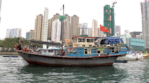 Sampan Boat Tour Hong Kong China 2016