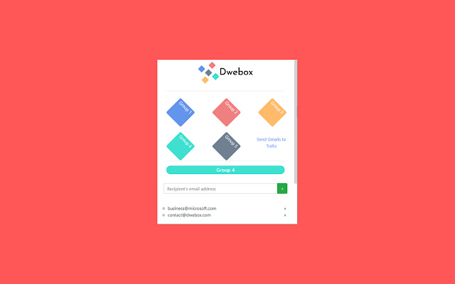 Dwebox chrome extension