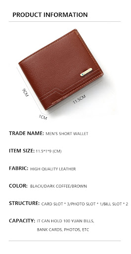 Title 5, Soft Leather Multi-card Slot Small Wallet, desi...