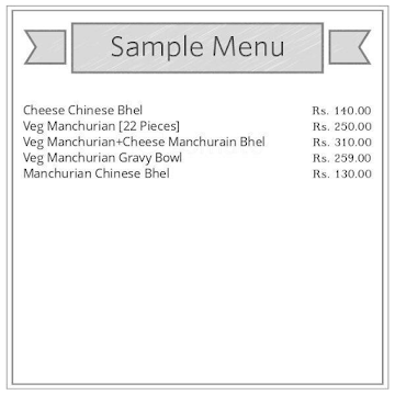 Sai Chinese Food menu 