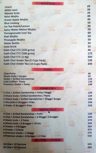 Sukh Chai menu 2