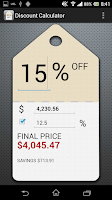 Discount Calculator Free Screenshot