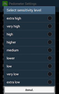  contador de passos e calorias– miniatura da captura de ecrã  