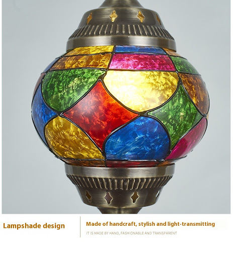Title 14, Retro romantische Tischlampe aus Eisen für Schl...
