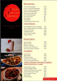 Asian Fusion Kitchen menu 1