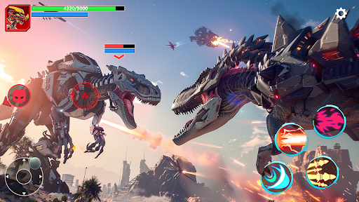 Screenshot Mech War: Jurassic Dinosaur