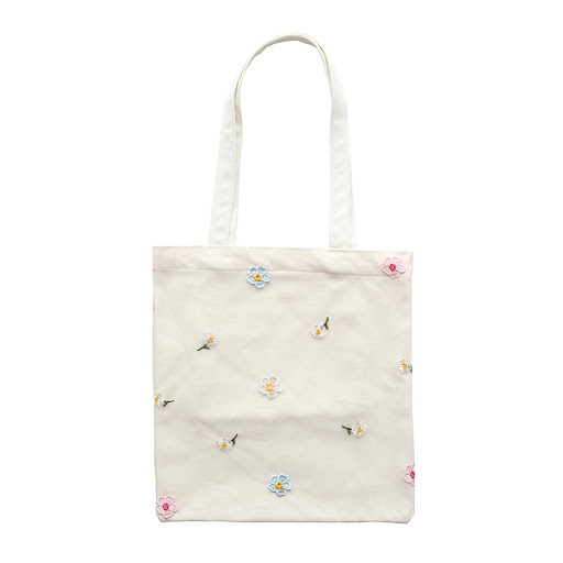 Mesh flower white shoulder