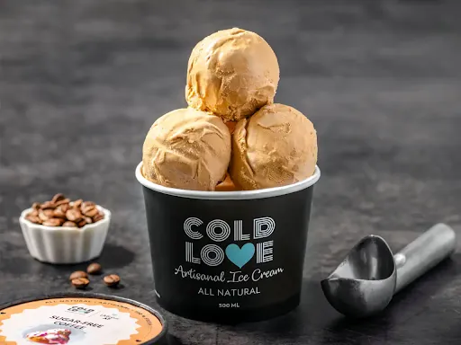 Sugar Free Coffee Ice Cream [Low Calorie, 1 Tub, 500 Ml]