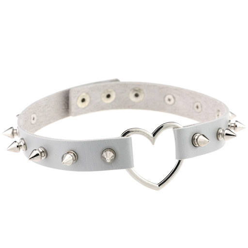 Title 5, Crajout pointu, collier en cuir PU en forme de ...